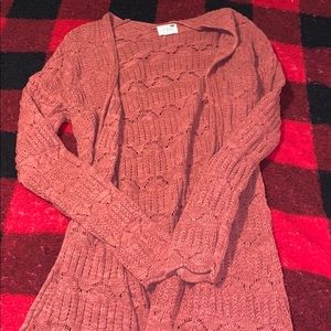 Pacsun Long Scalloped Cardigan